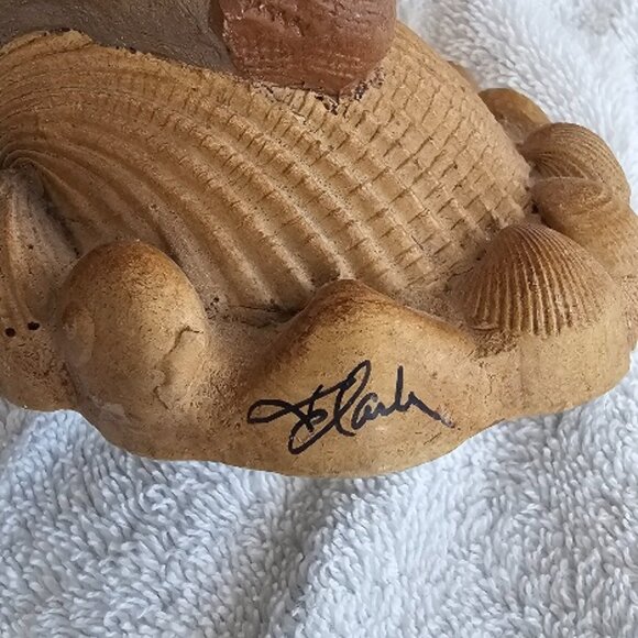 Tom Clark Gnome Gnomes Tim & Randy On Seashells Clams 1984 EUC - Picture 3 of 5